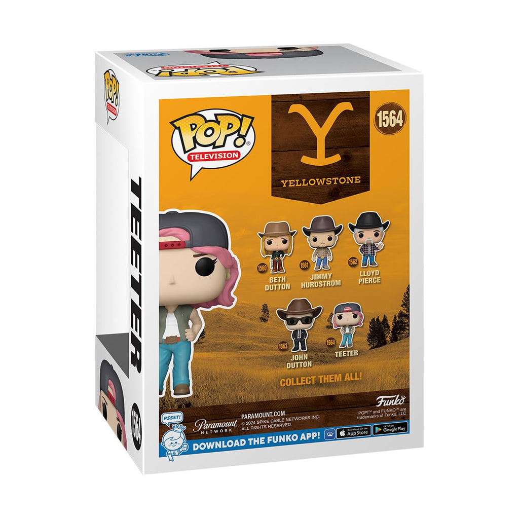 Funko Pop! Television: Yellowstone - Teeter #1564 Vinyl Figure Vinyl Figure