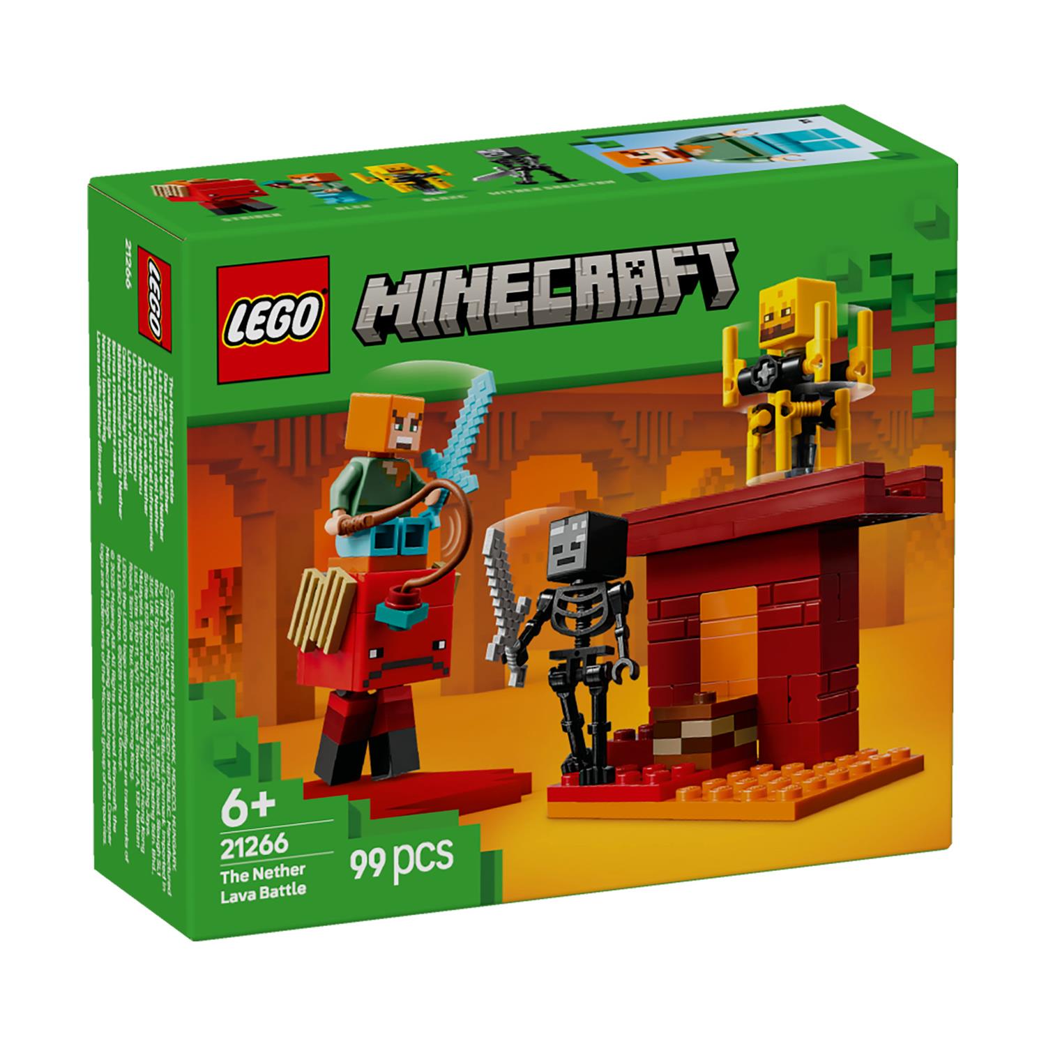 LEGO® Minecraft®: Η Μάχη στη Λάβα των Εγκάτων (21266)