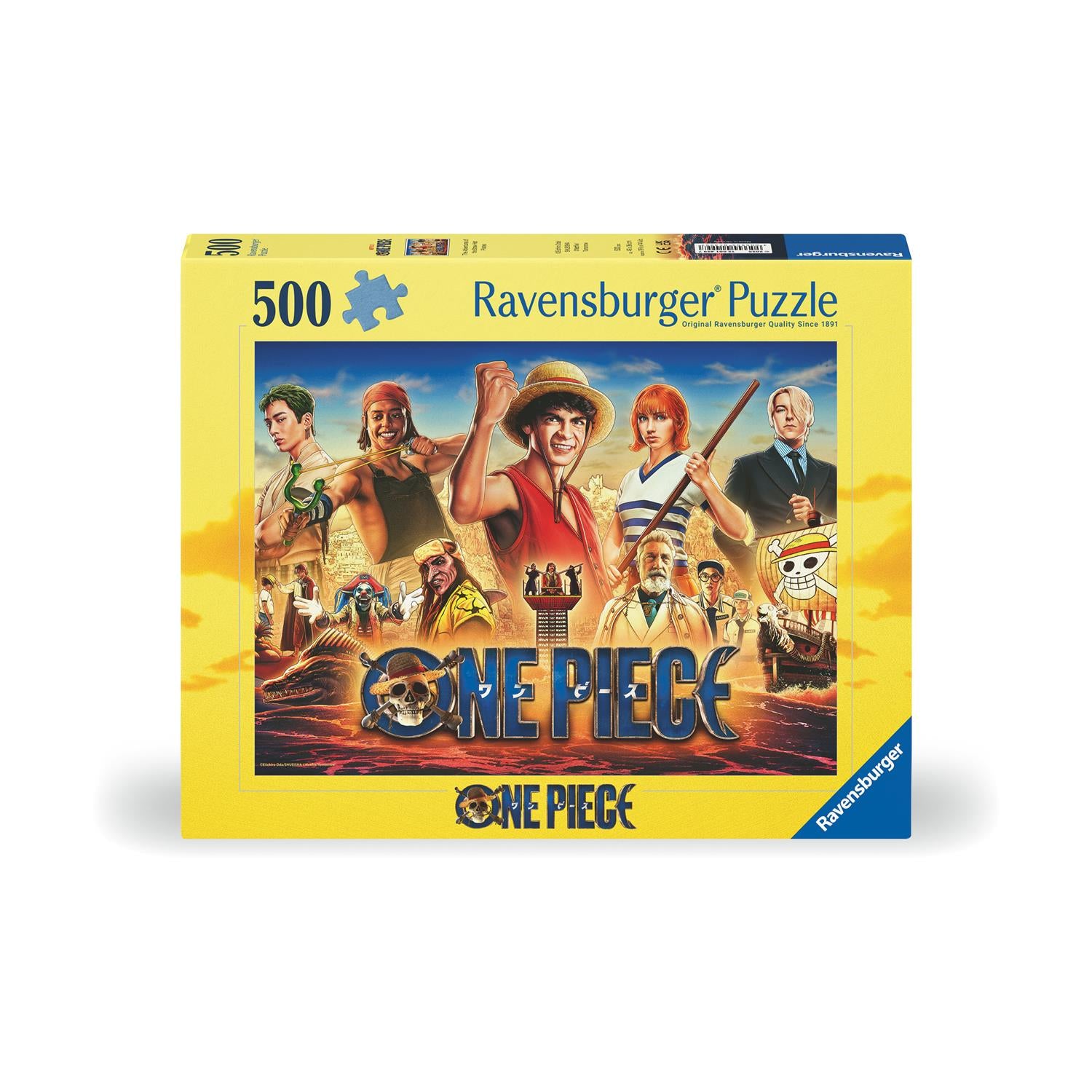 Ravensburger Puzzle: One Piece - The Adventure of the Straw Hat Pirates (500 pcs) (12001499)