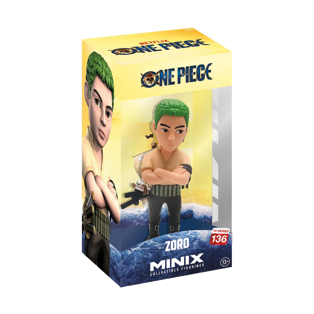Minix Collectible Figurines: Anime - One Piece Roronoa Zoro Figure 12cm (MNX66000)