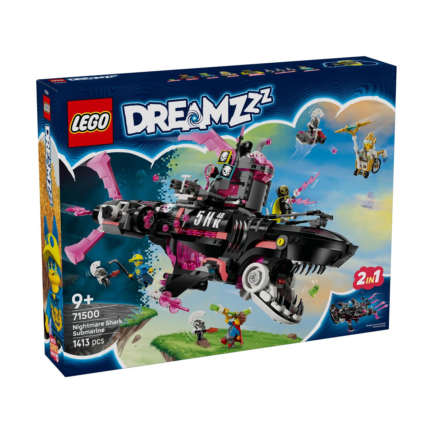LEGO® DREAMZzz™: Εφιαλτικό Υποβρύχιο-Καρχαρίας (71500)
