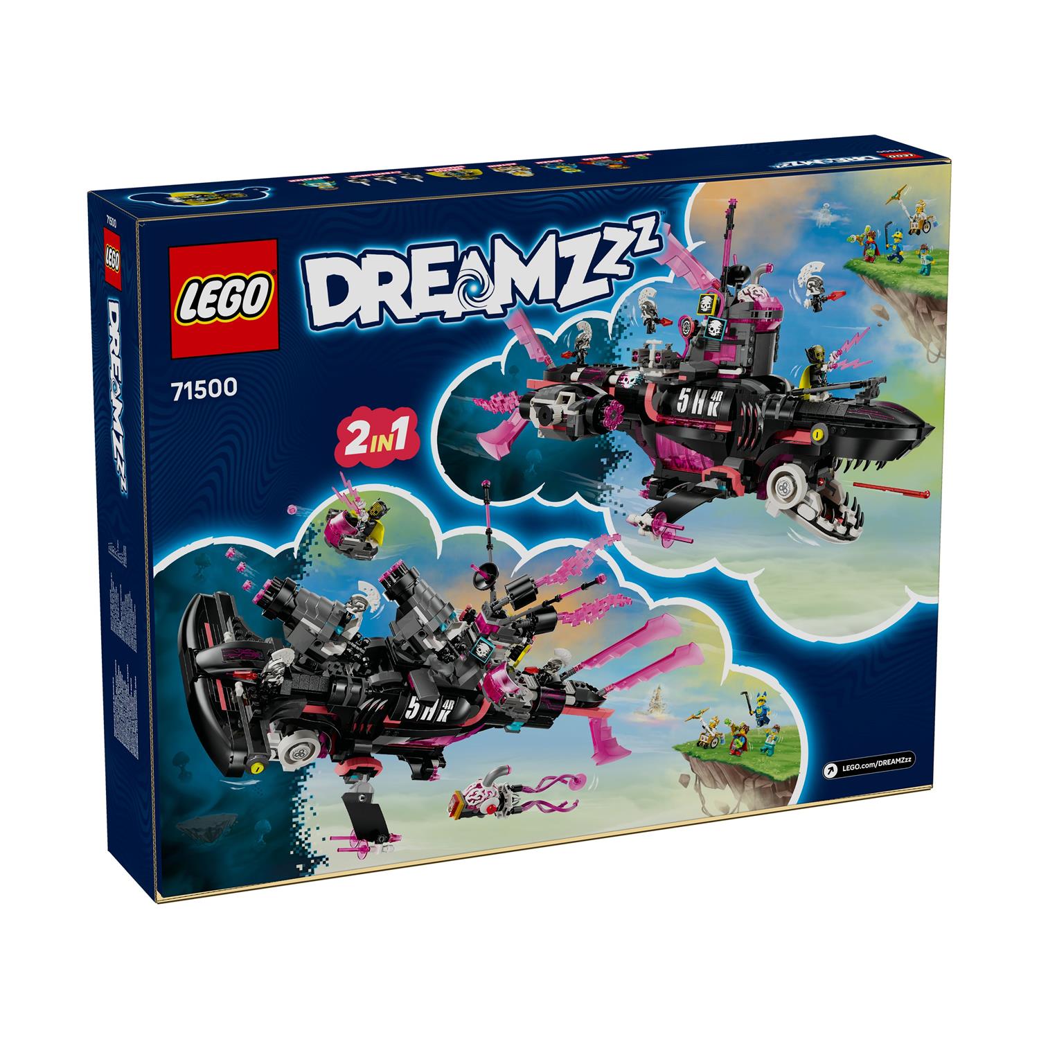 LEGO® DREAMZzz™: Εφιαλτικό Υποβρύχιο-Καρχαρίας (71500)
