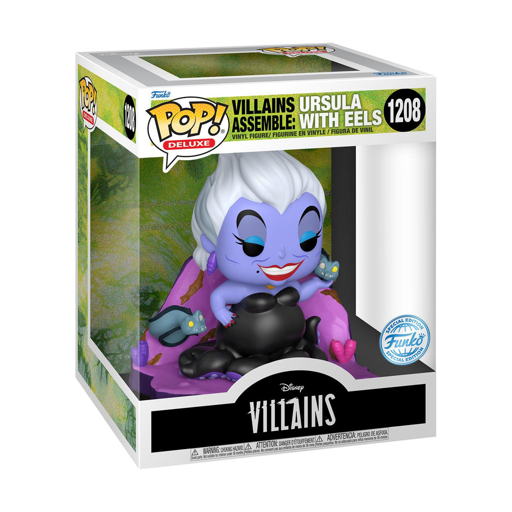 Funko Pop! Deluxe: Disney - Villains Assemble: Ursula with Eels (Assemble) (Special Edition) #1208 Vinyl Figure