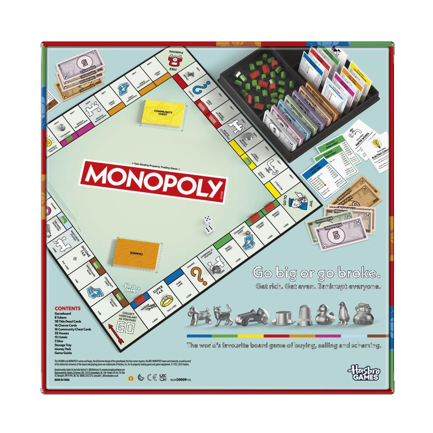Hasbro Monopoly: Classic Refresh (English Language) (G0009)