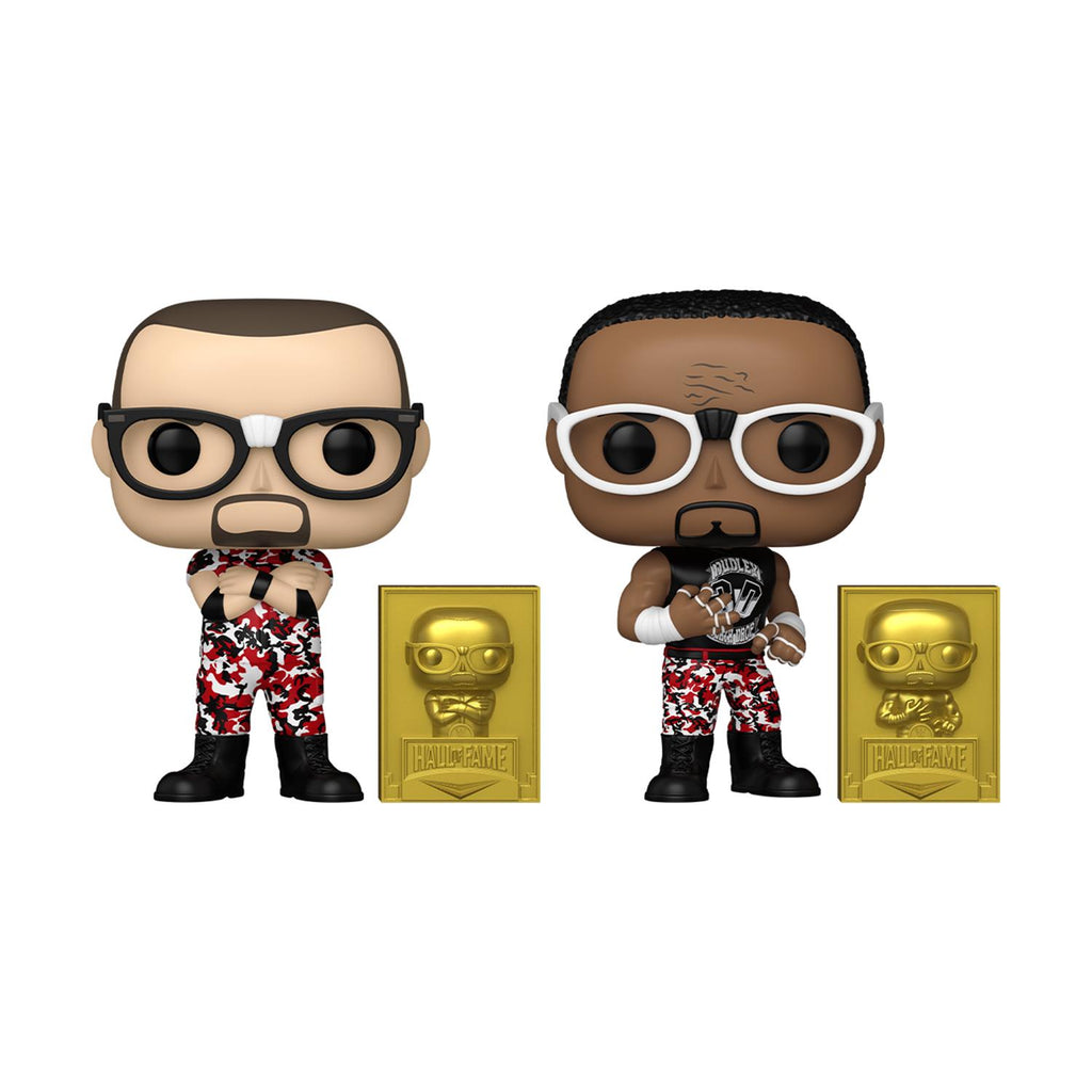 Funko Pop! 2-Pack & Buddy WWE: Hall of Fame - The Dudley Boyz: Bubba Ray & D-Von (Special Edition) Vinyl Figures