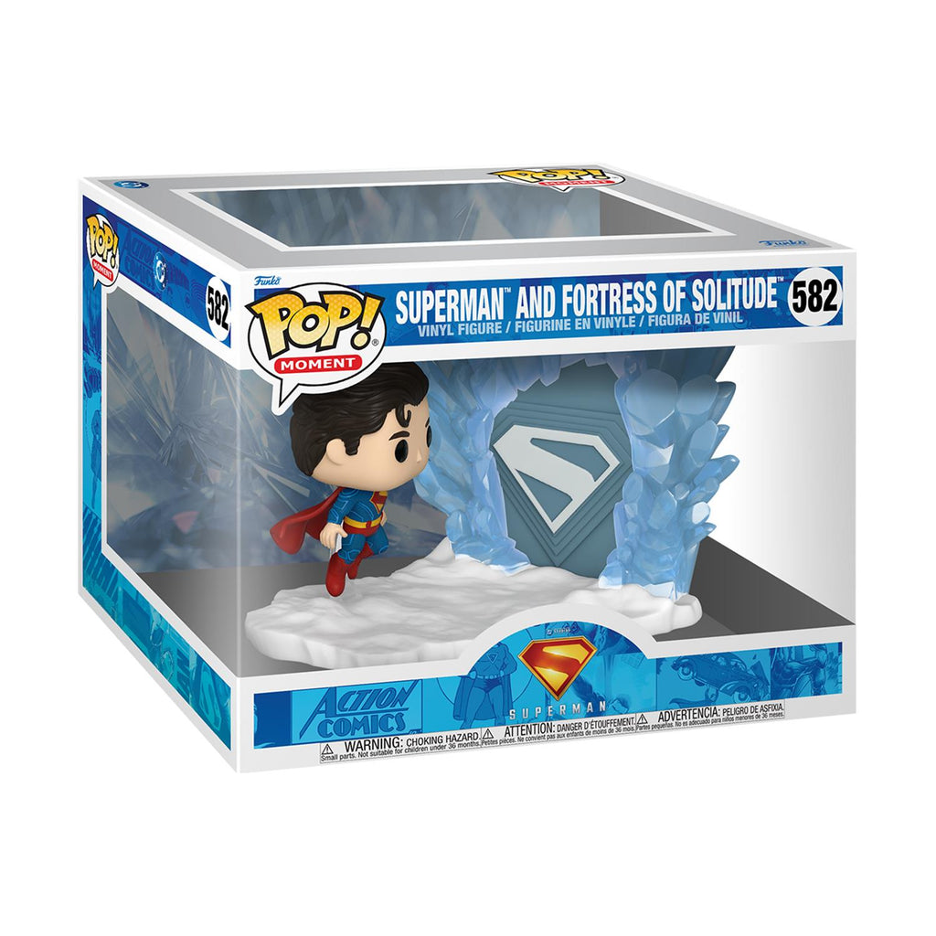 Funko Pop! Moment: Superman (Action Comics) - Superman and Fortress of Solitude #582 Vinyl Figure