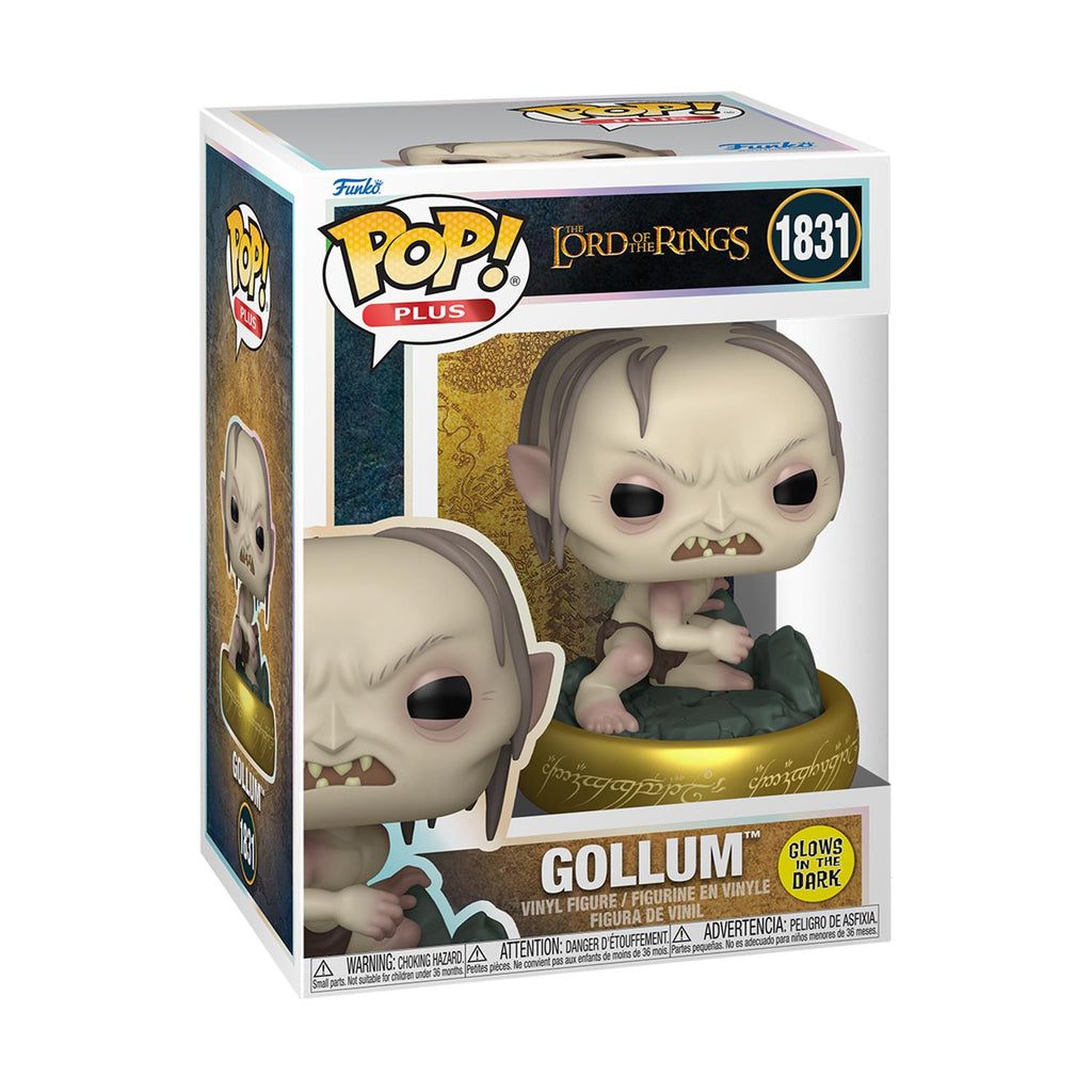 Funko Pop! Plus: The Lord of the Rings - Gollum (Glows in The Dark) #1831 Vinyl Figure