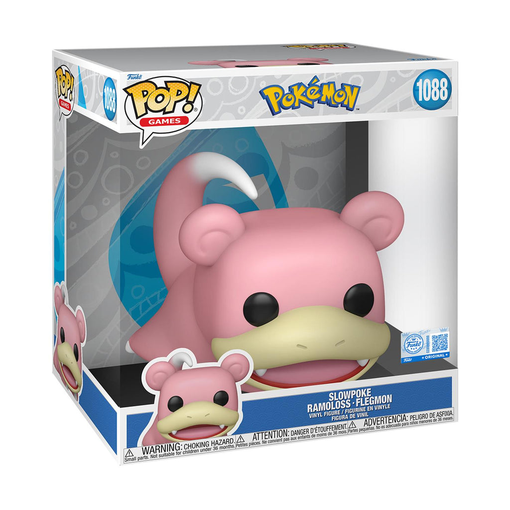 Funko Pop! Jumbo: Pokemon - Slowpoke (Special Edition) #1088 Vinyl Figure (10")