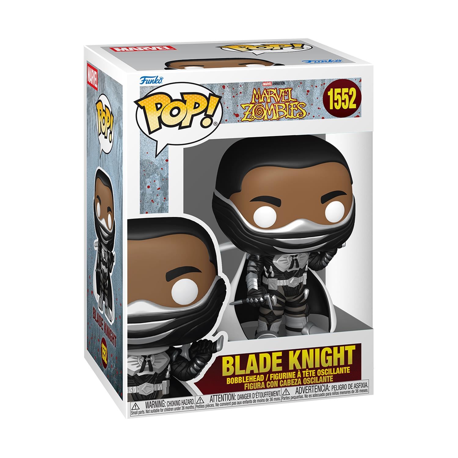 Funko Pop! Marvel: Marvel Zombies - Blade Knight #1552 Bobble-Head Vinyl Figure