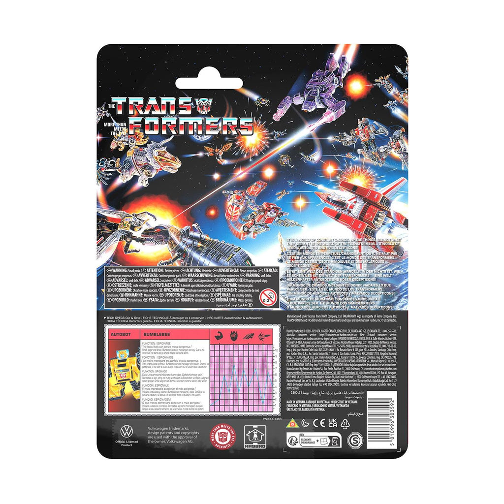 Hasbro Fans Transformers: Retro - G1 Autobot Bumblebee Φιγούρα Δράσης (13cm) (G1093)