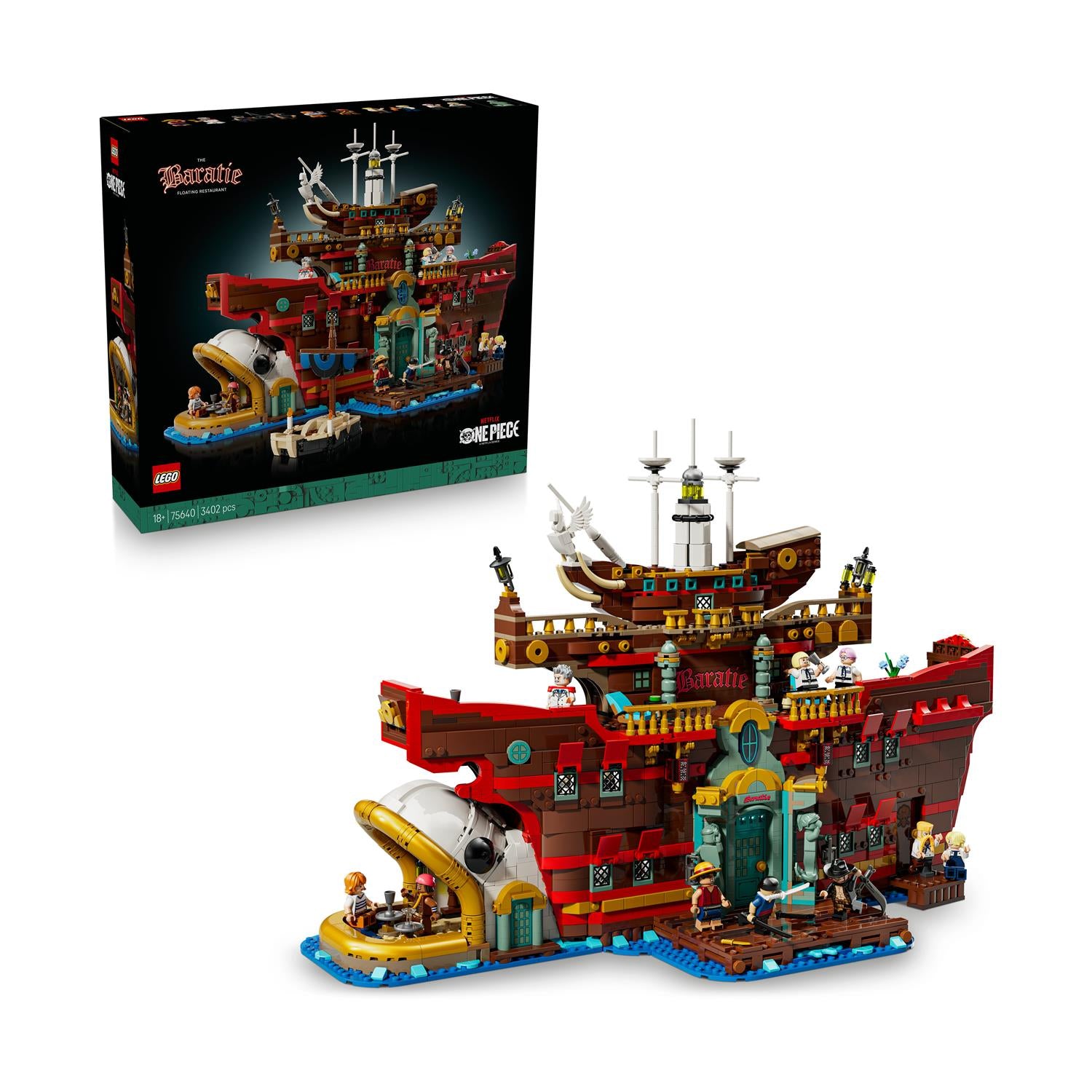 LEGO® One Piece: Πλωτό Εστιατόριο Μπαράτιε (75640)