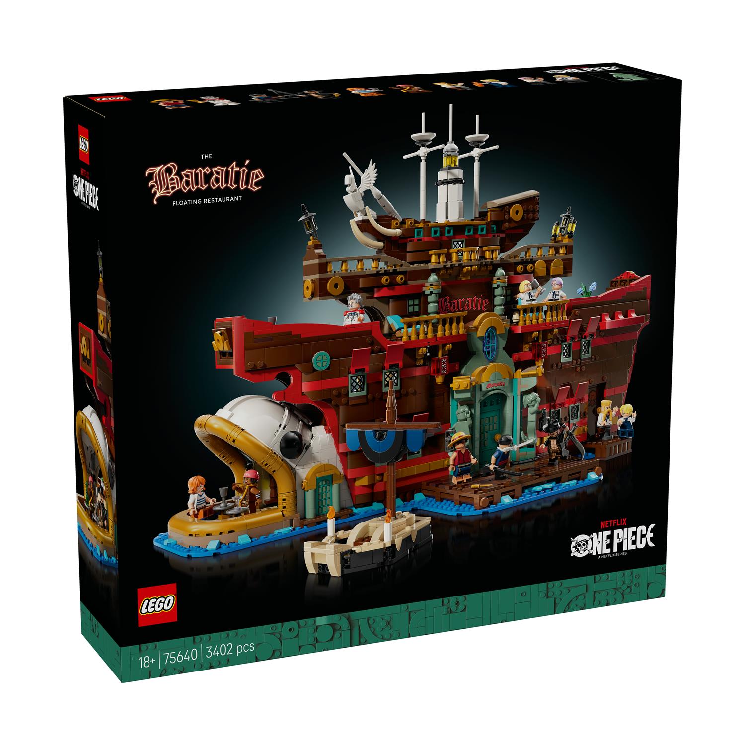 LEGO® One Piece: Πλωτό Εστιατόριο Μπαράτιε (75640)