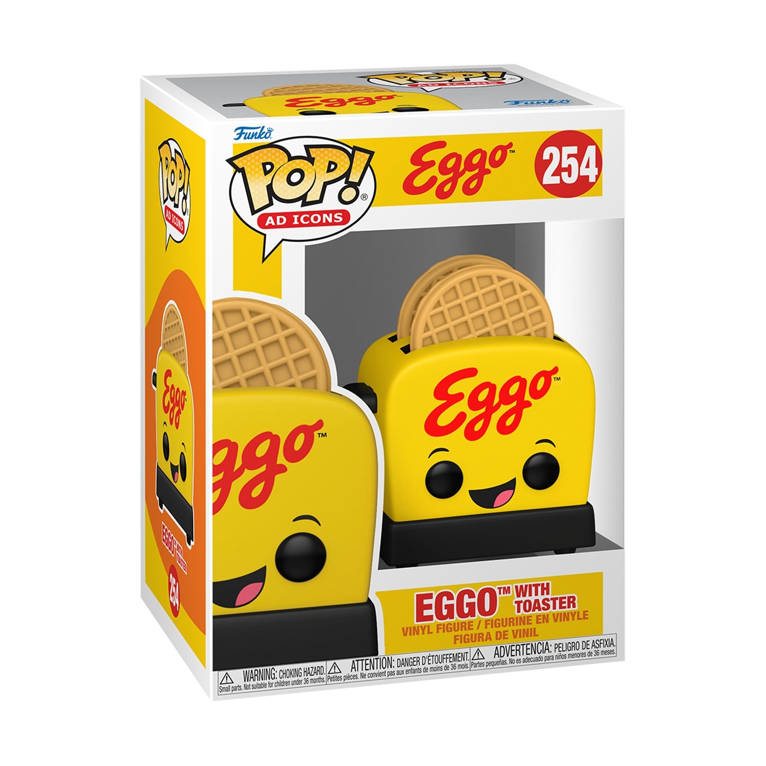 Funko Pop! AD Icons: Kelloggs - Eggo with Toaster #254 Vinyl Figure