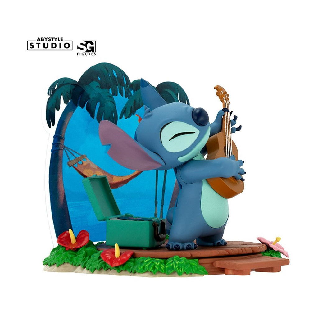 Abysse Disney: Stitch - Guitar Statue (10cm) (ABYFIG138)