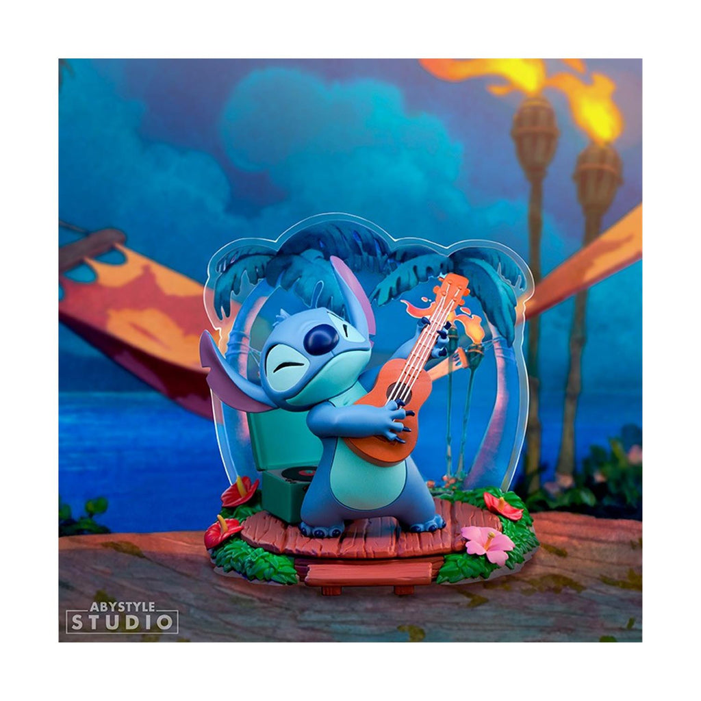 Abysse Disney: Stitch - Guitar Statue (10cm) (ABYFIG138)
