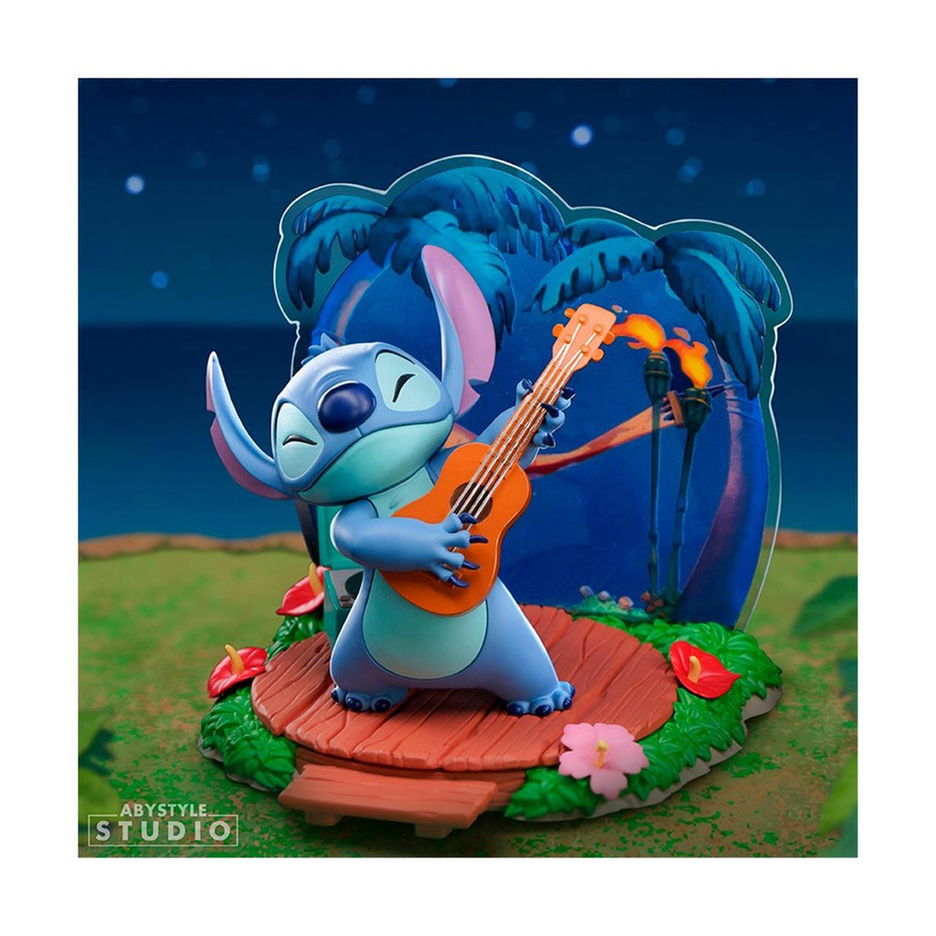 Abysse Disney: Stitch - Guitar Statue (10cm) (ABYFIG138)
