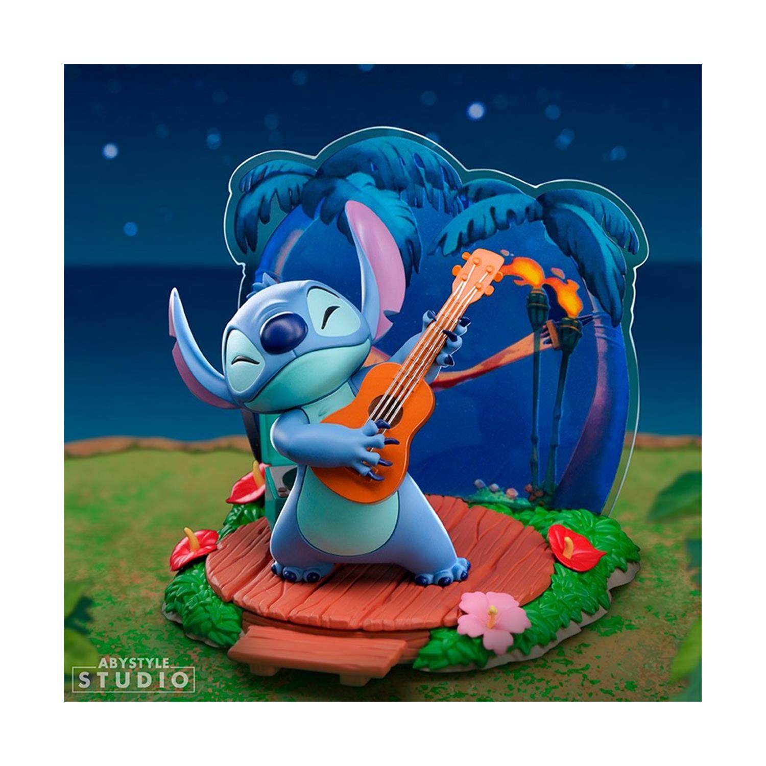 Abysse Disney: Stitch - Guitar Statue (10cm) (ABYFIG138)