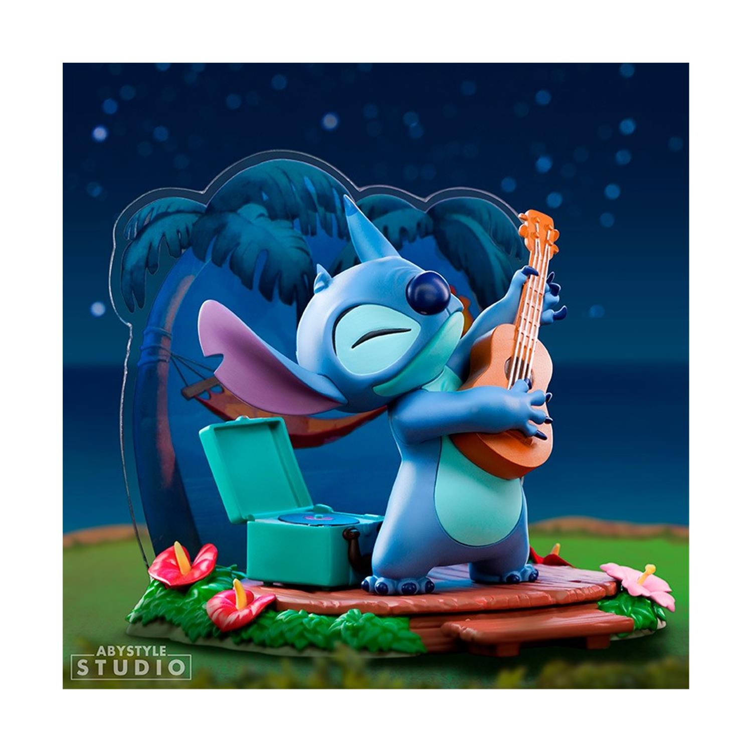 Abysse Disney: Stitch - Guitar Statue (10cm) (ABYFIG138)