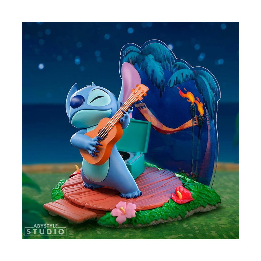 Abysse Disney: Stitch - Guitar Statue (10cm) (ABYFIG138)