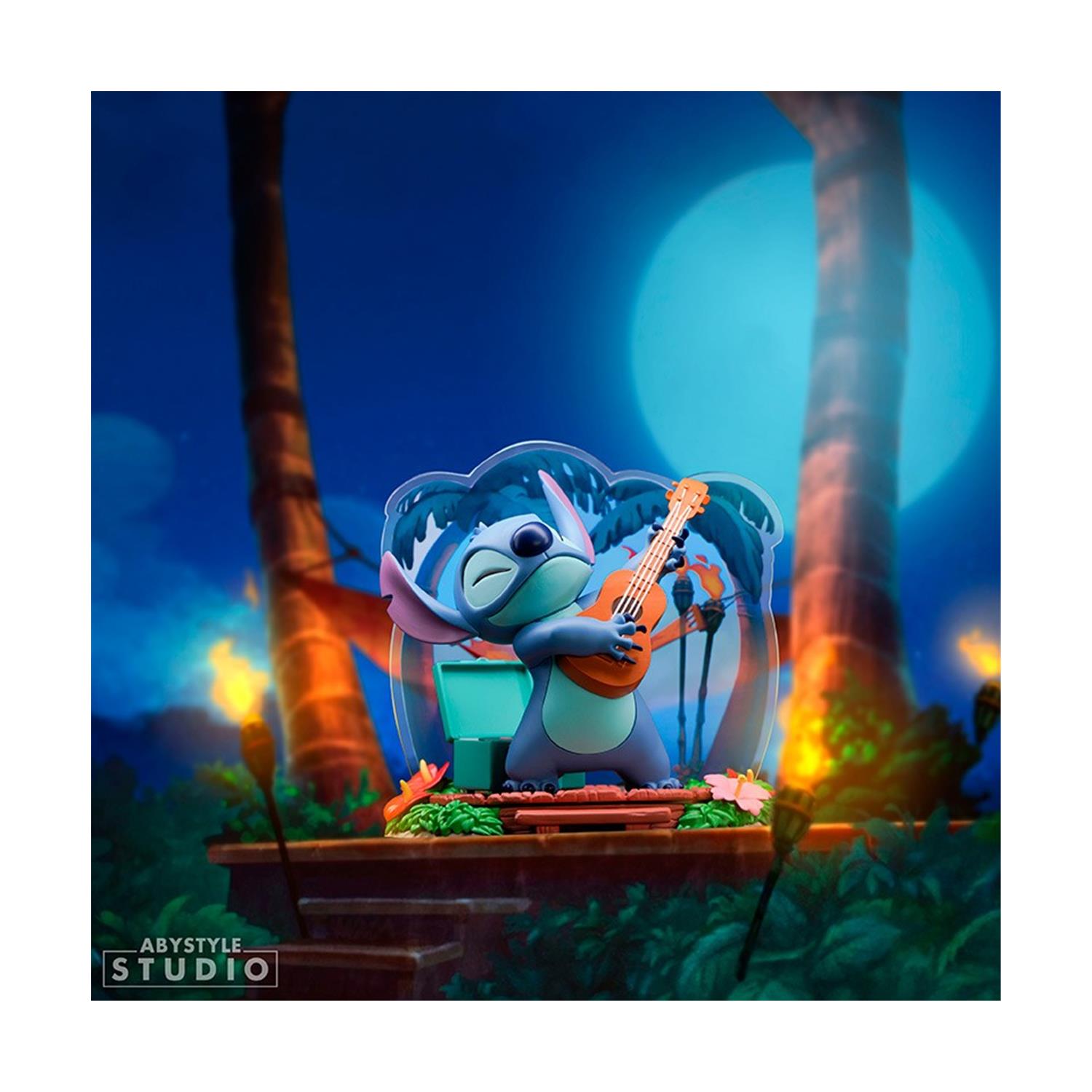 Abysse Disney: Stitch - Guitar Statue (10cm) (ABYFIG138)