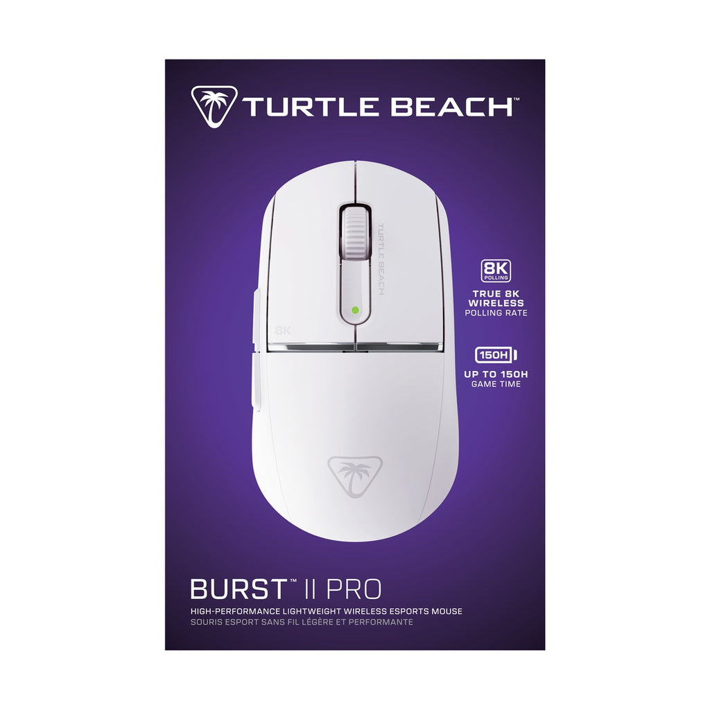 Turtle Beach: Burst II Pro - Wireless Mouse (Color: White)