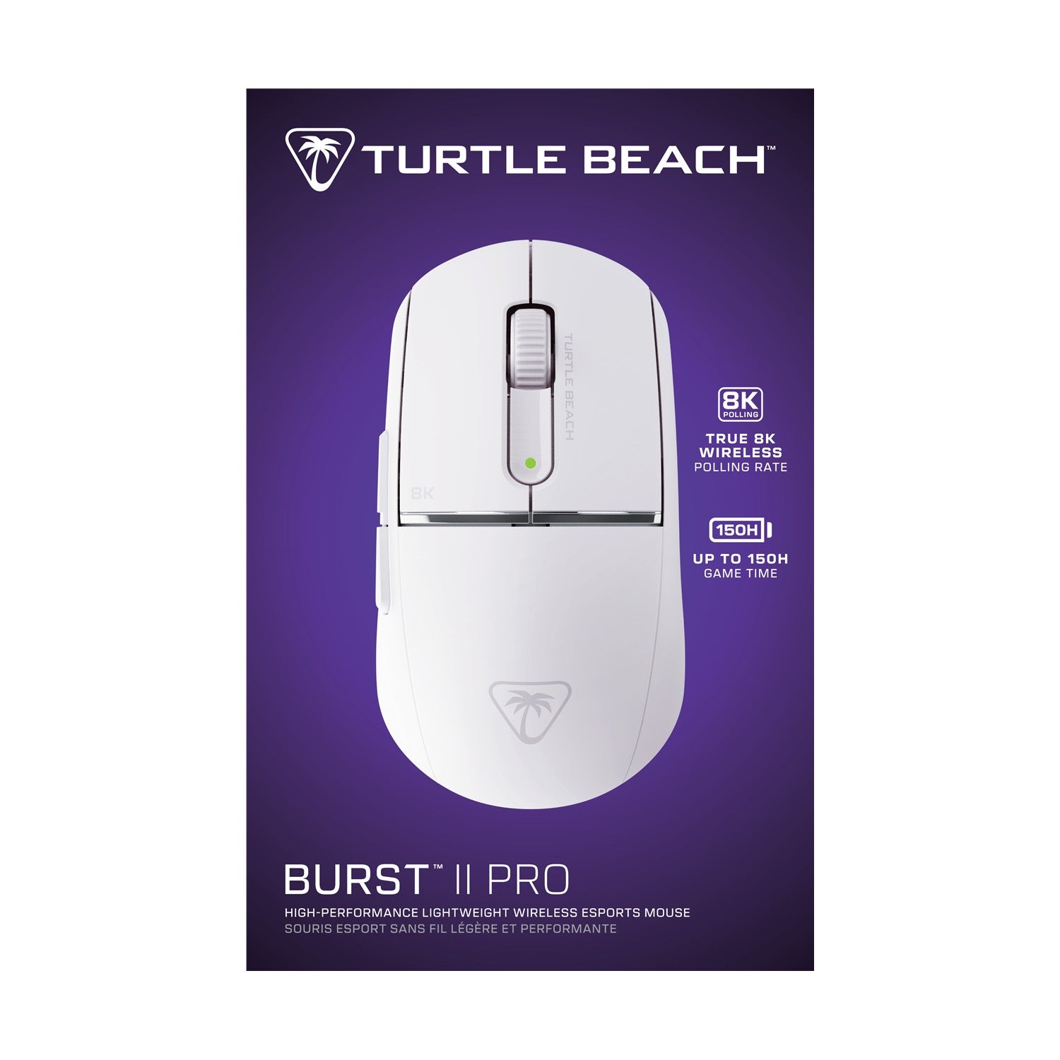 Turtle Beach: Burst II Pro - Wireless Mouse (Color: White)