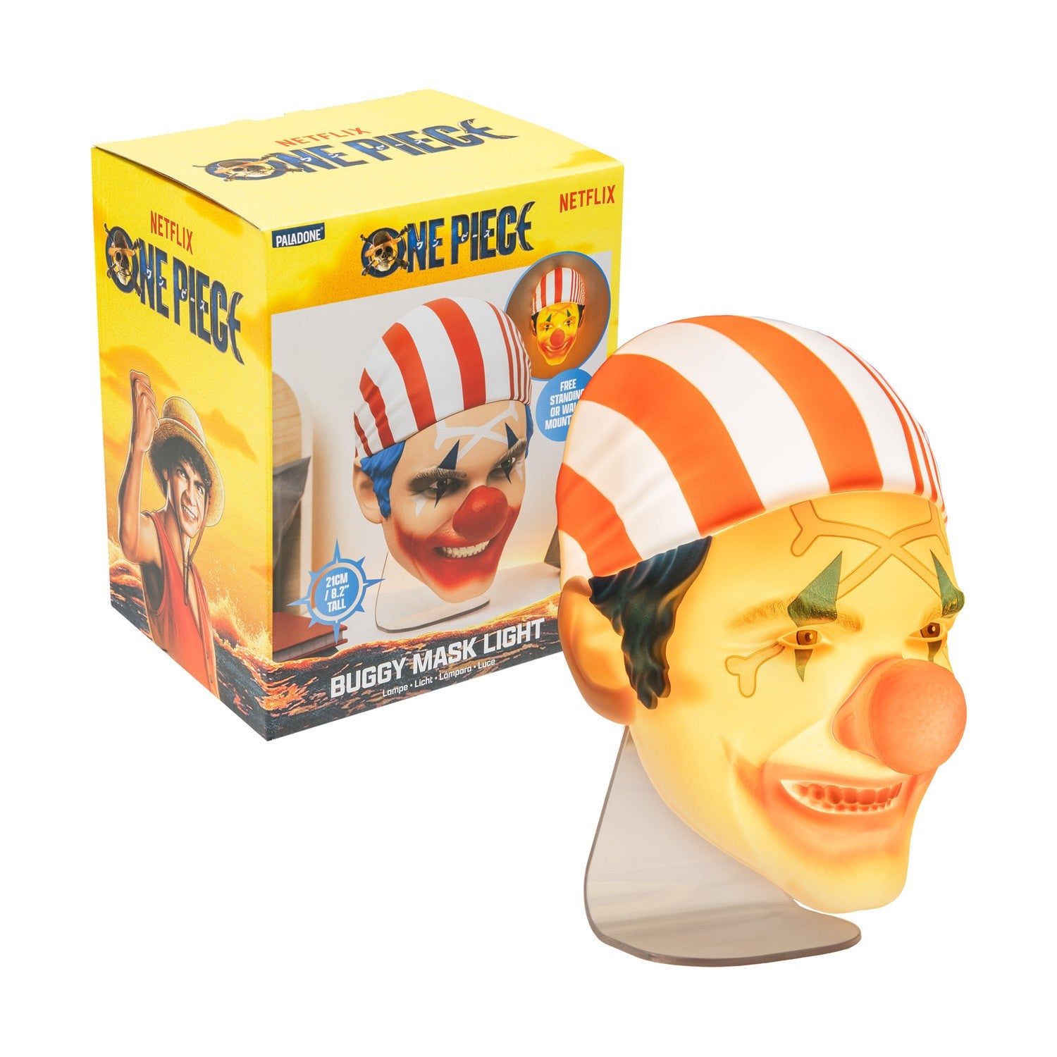 Paladone: One Piece - Buggy Mask Light (PP14340OPNF)