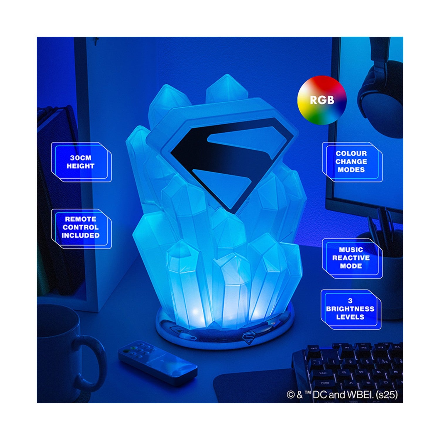 Paladone: DC Superman - Fortress of Solitude Light (PP14840SMT)
