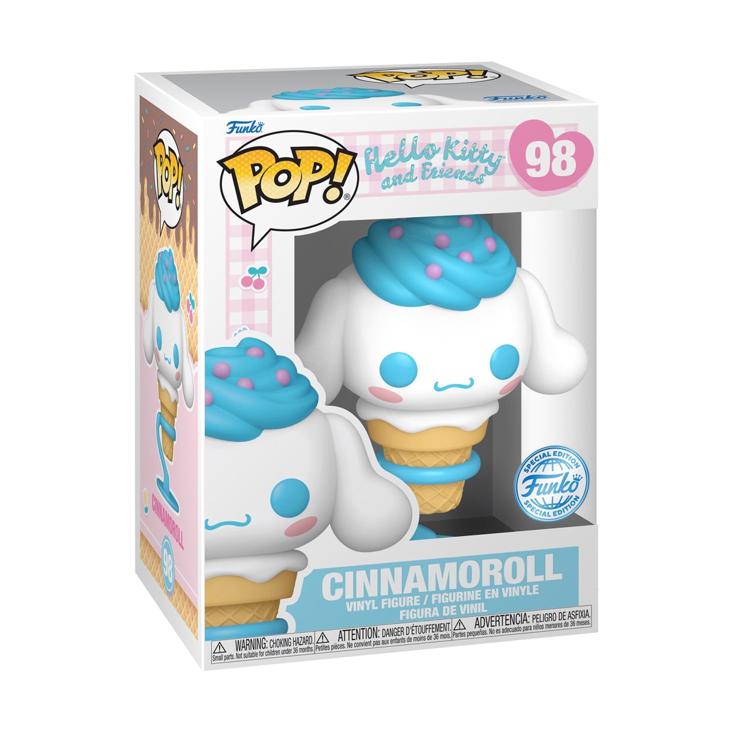 Funko Pop! Sanrio: Hello Kitty and Friends - Cinnamoroll (Special Edition) #98 Vinyl Figure
