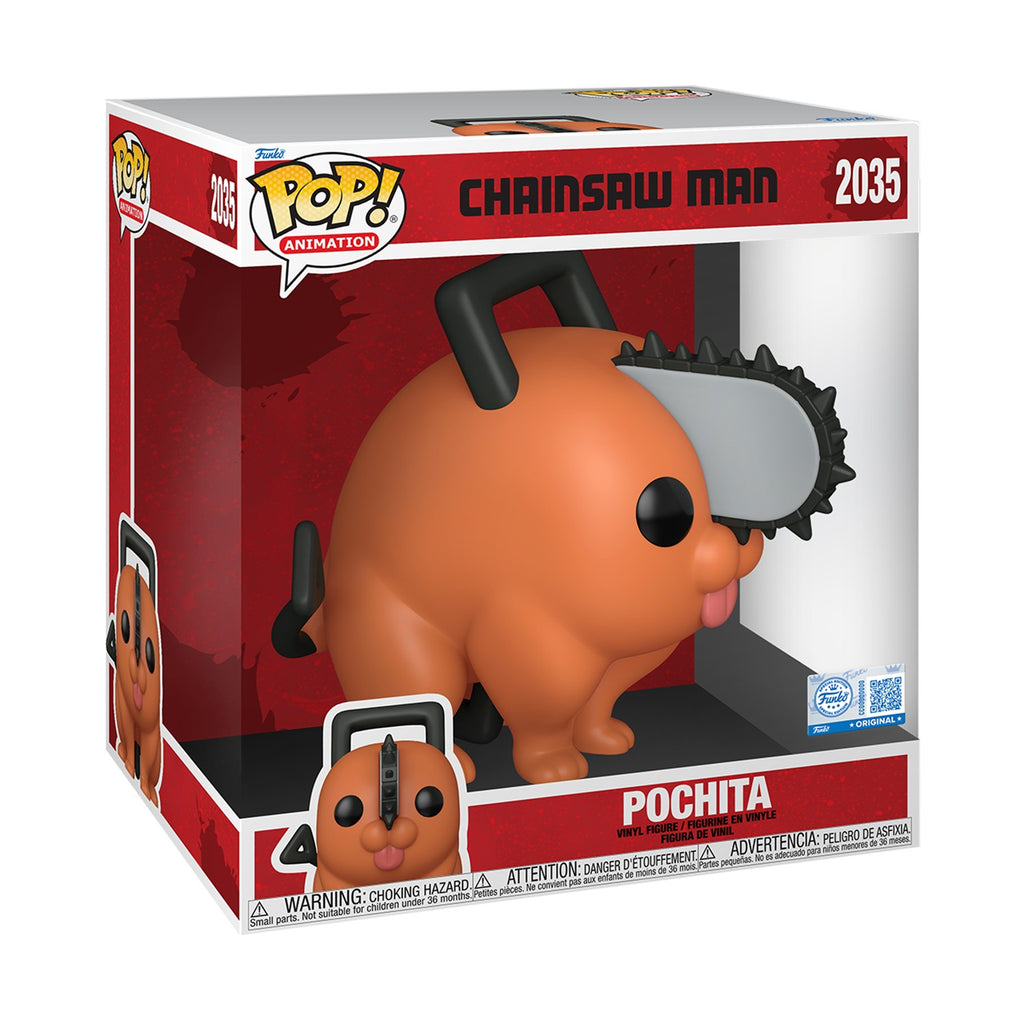 Funko Pop! Jumbo: Chainsaw Man - Pochita #2035 Vinyl Figure (10")