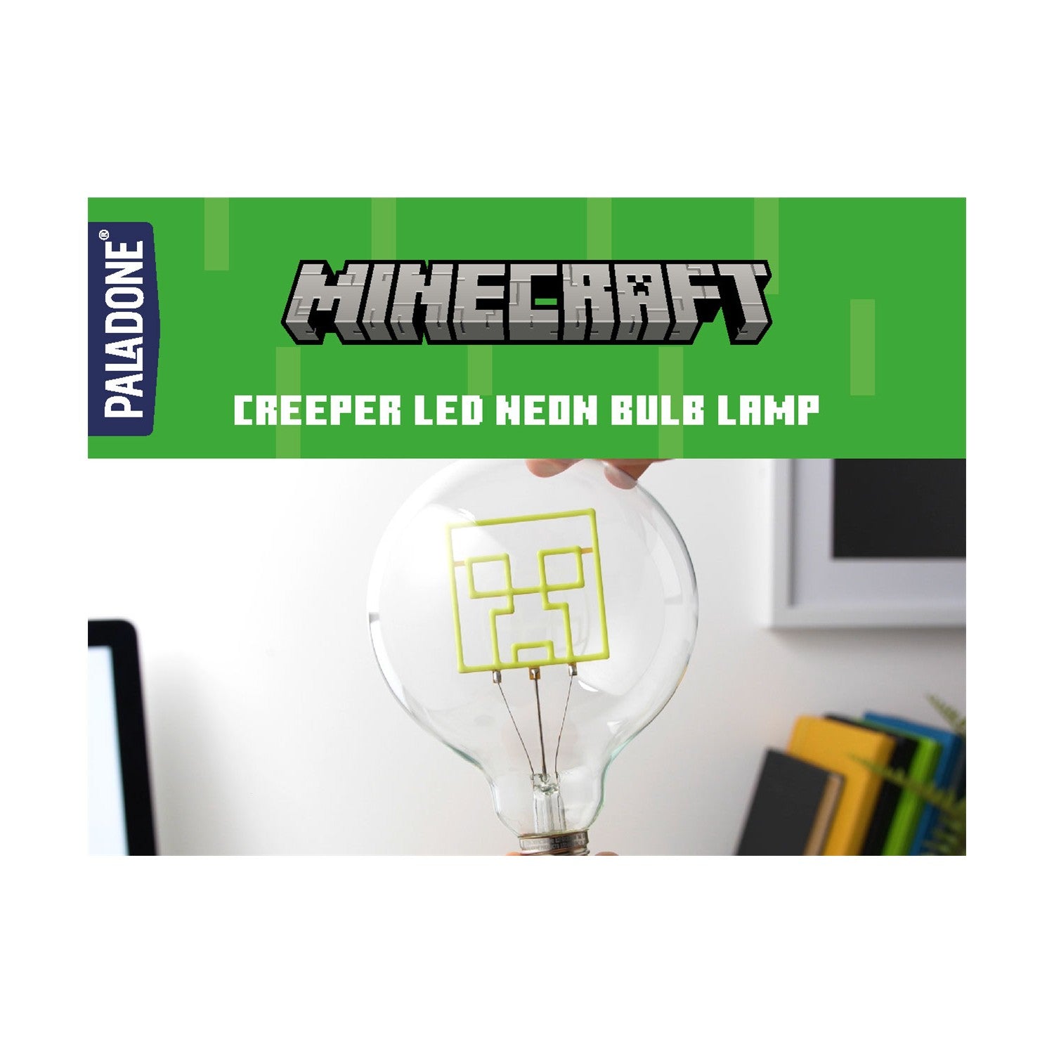 Paladone: Minecraft - Creeper Led Neon Bulb (PP14116MCF)