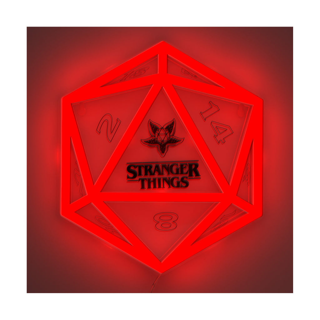 Paladone: Stranger Things 5 - D20 Wall Mountable LED Neon Light (PP14622STVN)