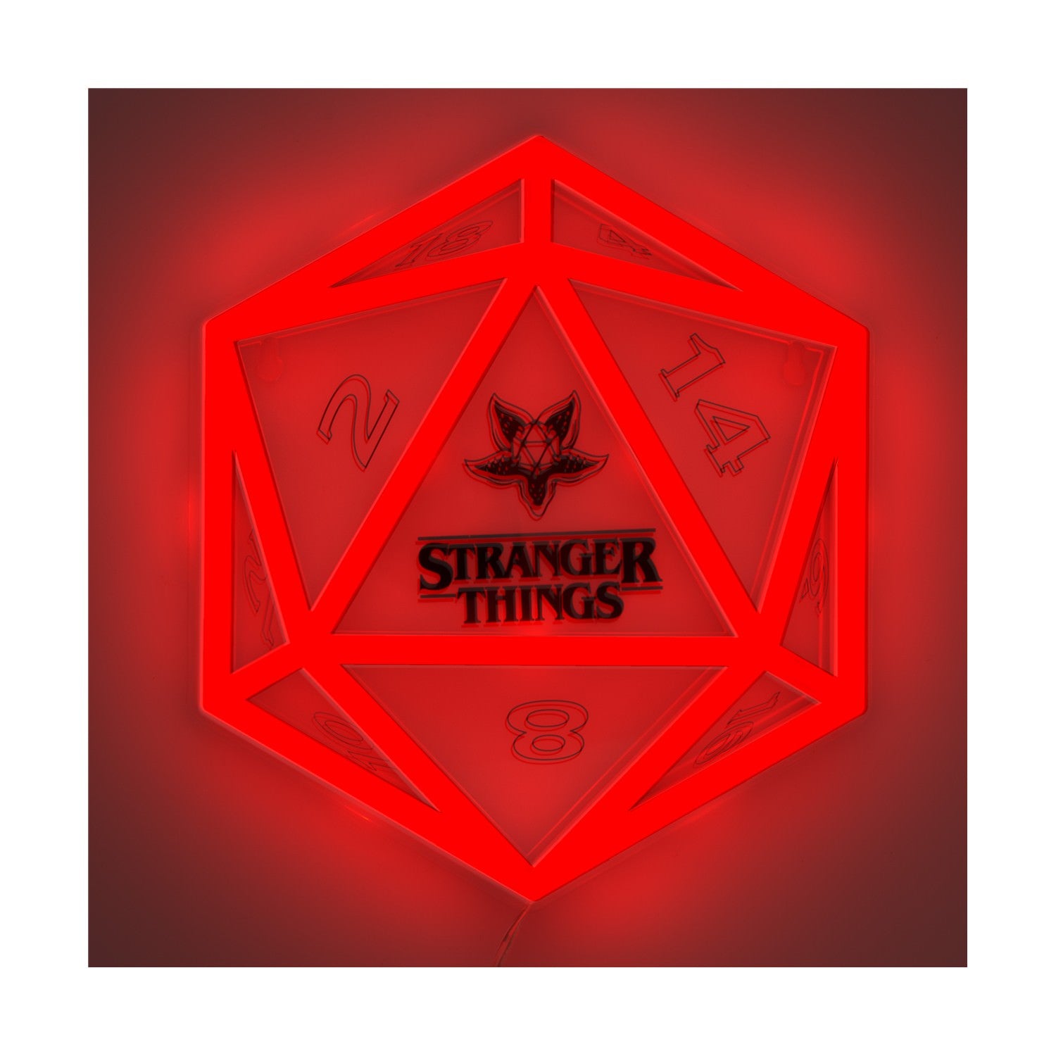 Paladone: Stranger Things 5 - D20 Wall Mountable LED Neon Light (PP14622STVN)