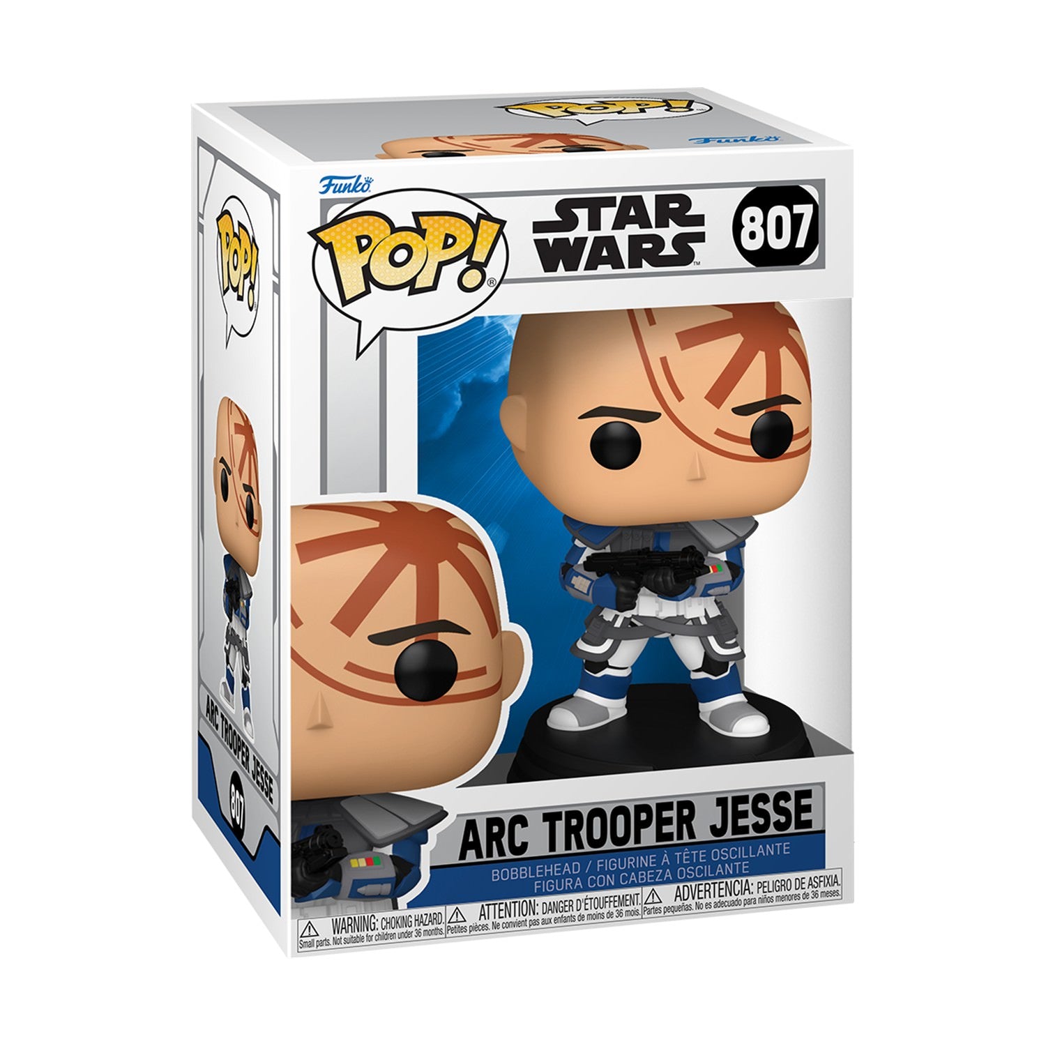 Funko Pop! Disney: Star Wars The Clone Wars - ARC Trooper Jesse* #807 Bobble-Head Vinyl Figure