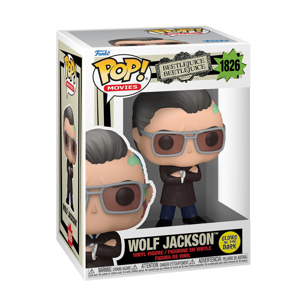 Funko Pop! Movies: Beetlejuice Beetlejuice - Wolf Jackson (Glows in The Dark) #1826 Vinyl Figure