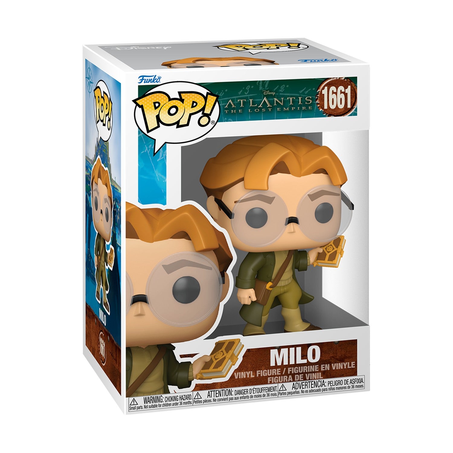 Funko Pop! Disney: Atlantis The Lost Empire - Milo #1661 Vinyl Figure