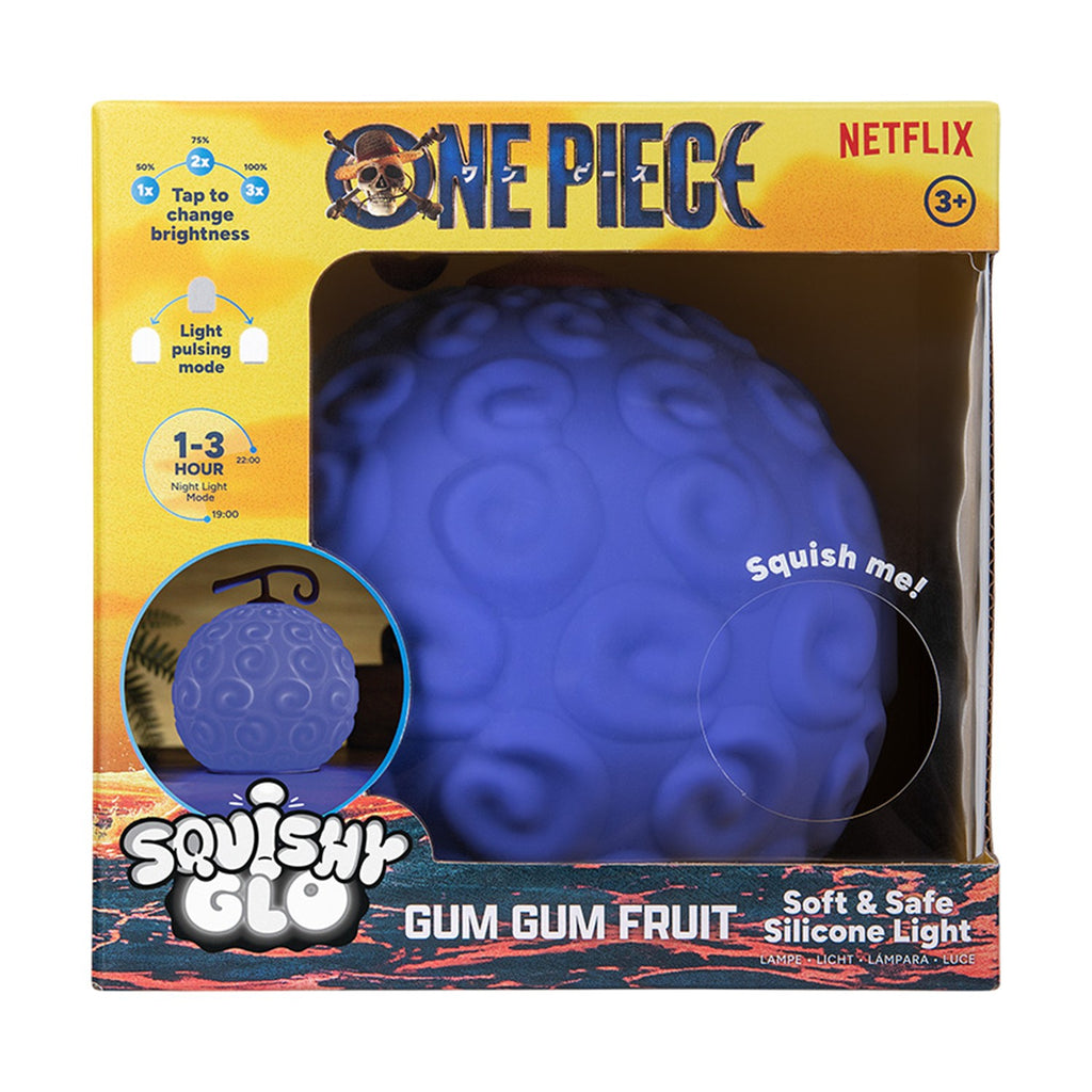 Paladone SquishyGlo: One Piece - GumGum Fruit Silicone Light Rechargeable (PP14339OPNF)