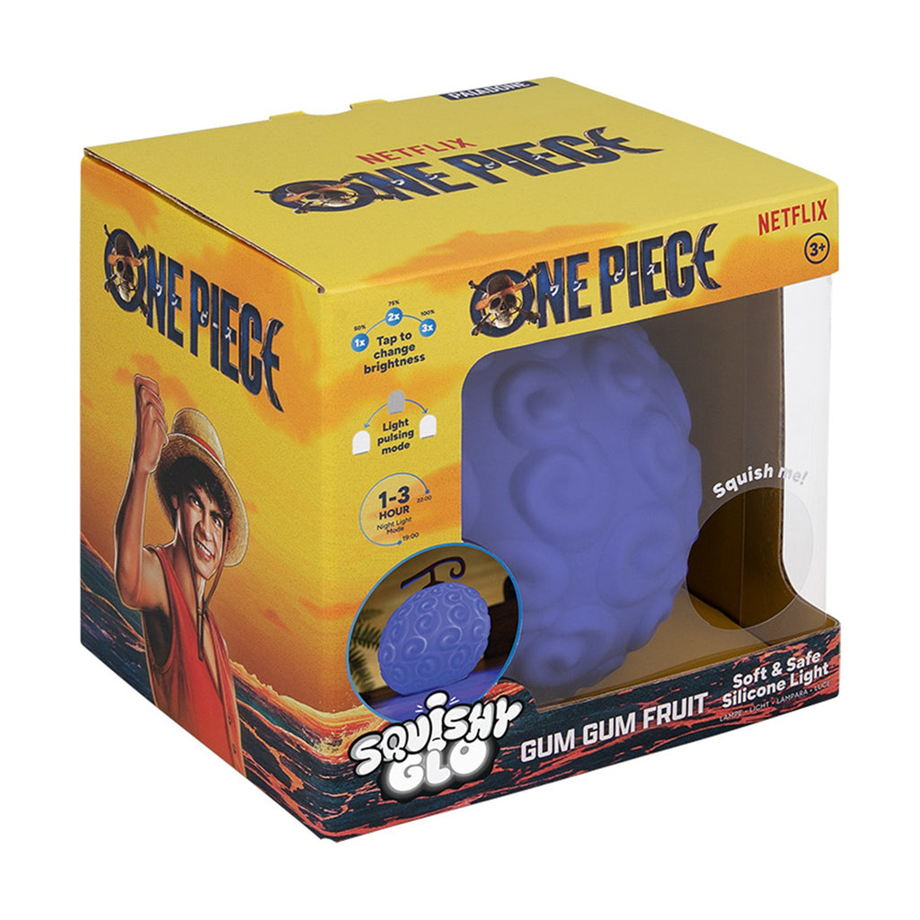 Paladone SquishyGlo: One Piece - GumGum Fruit Silicone Light Rechargeable (PP14339OPNF)