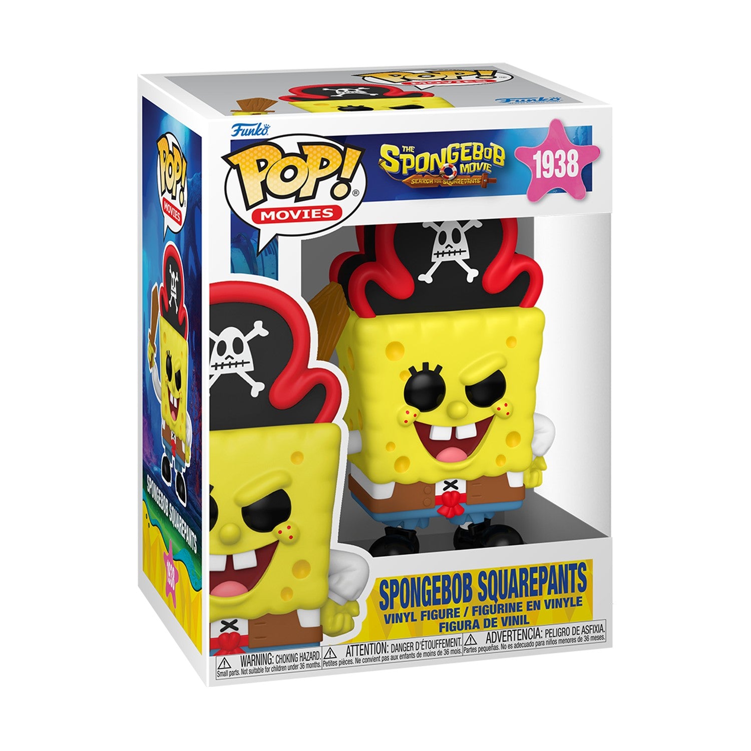 Funko Pop! Movies: The SpongeBob Movie: Search for SquarePants - SpongeBob SquarePants #1938 Vinyl Figure