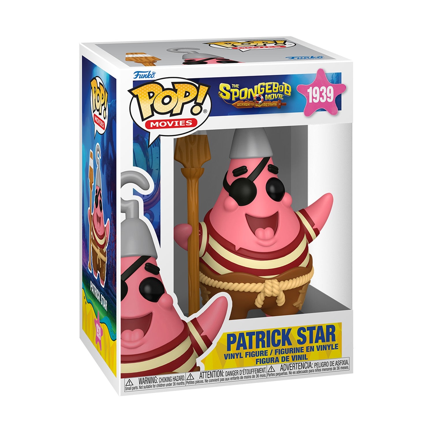 Funko Pop! Movies: The SpongeBob Movie - Patrick Star #11939 Vinyl Figure