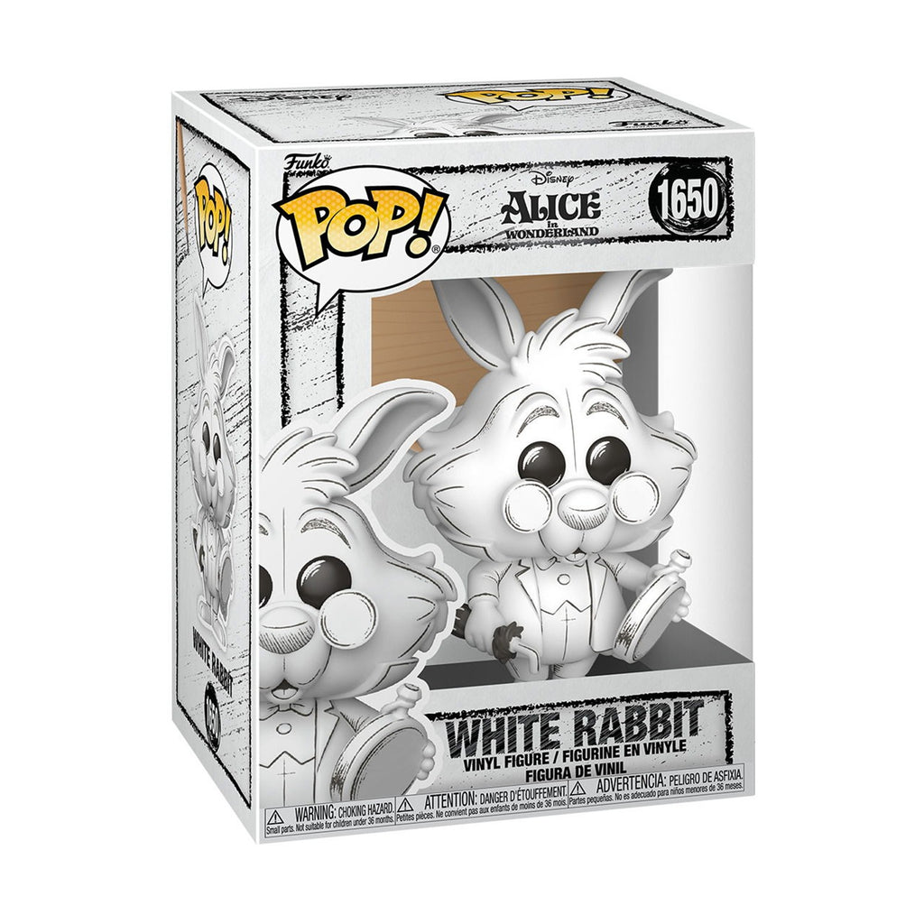 Funko Pop! Disney: Alice in Wonderland (Sketched) - White Rabbit #1650 Vinyl Figure