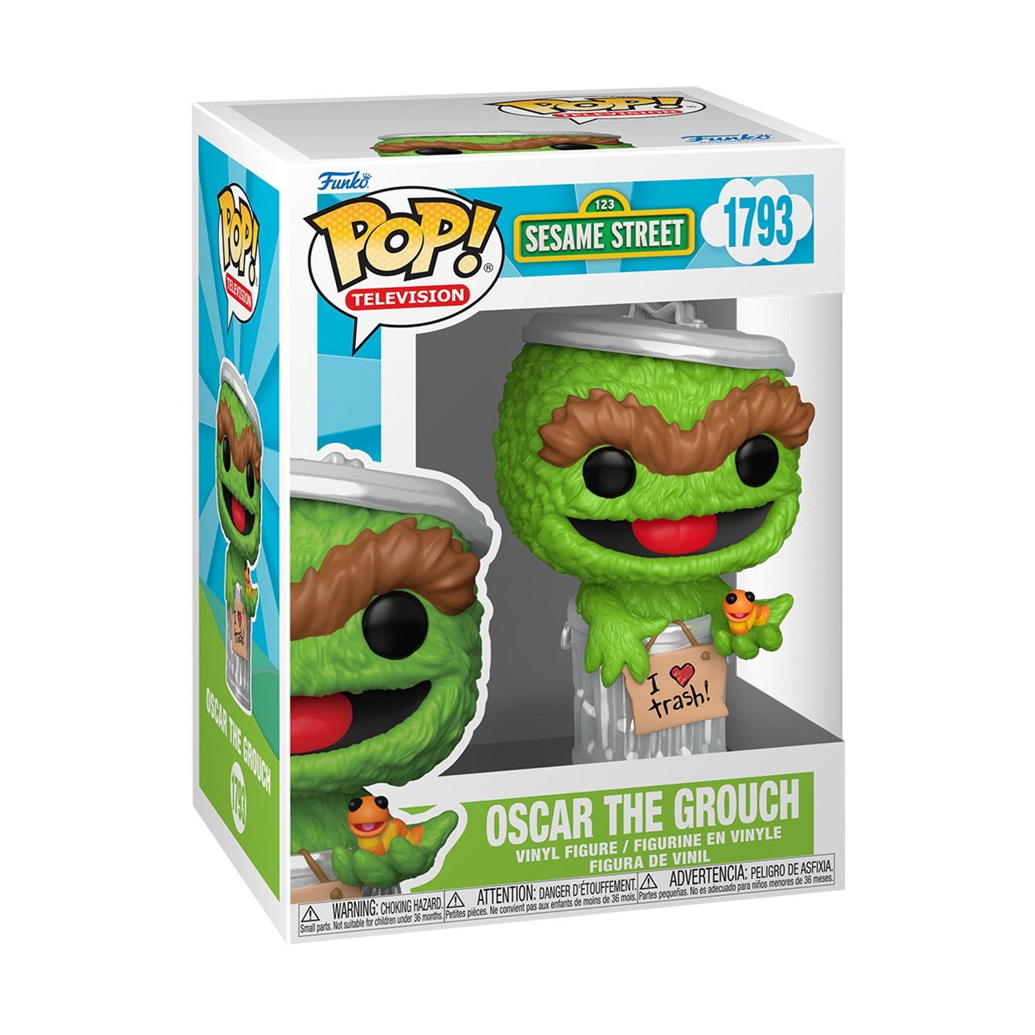 Funko Pop! Television: Sesame Street - Oscar The Grouch #1793 Vinyl Figure