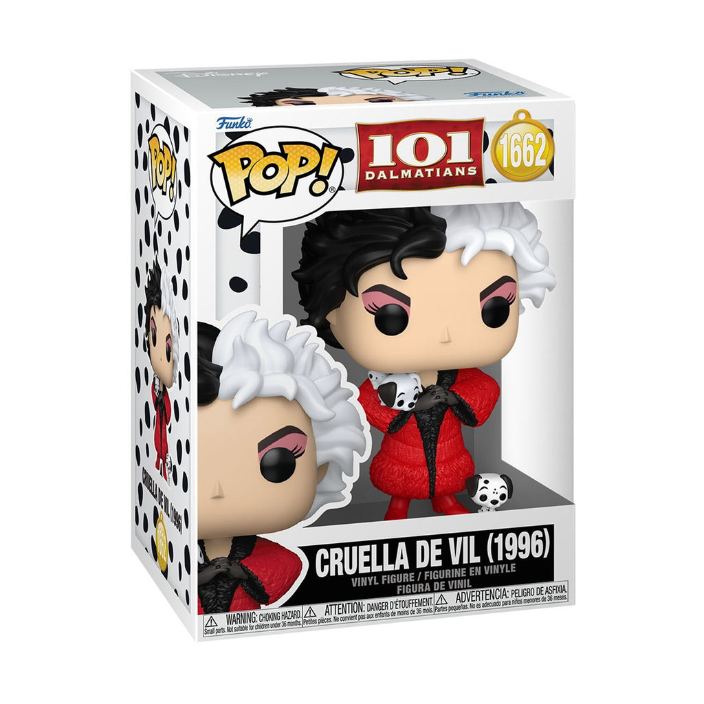 Funko Pop! Disney: 101 Dalmatians - Cruella De Vil (1996) #1662 Vinyl Figure
