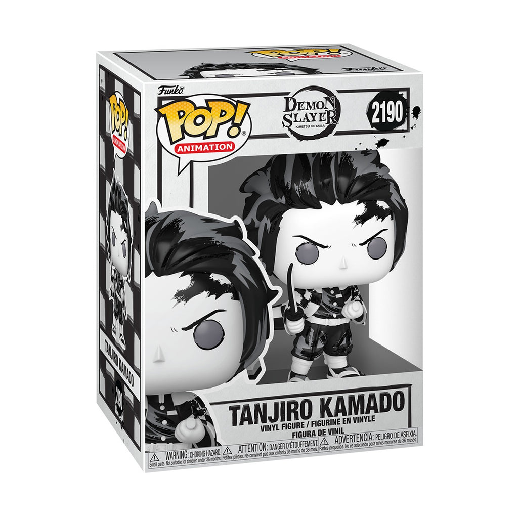 Funko Pop! Animation: Demon Slayer - Tanjiro Kamado (Sumi-Ink) #2190 Vinyl Figure