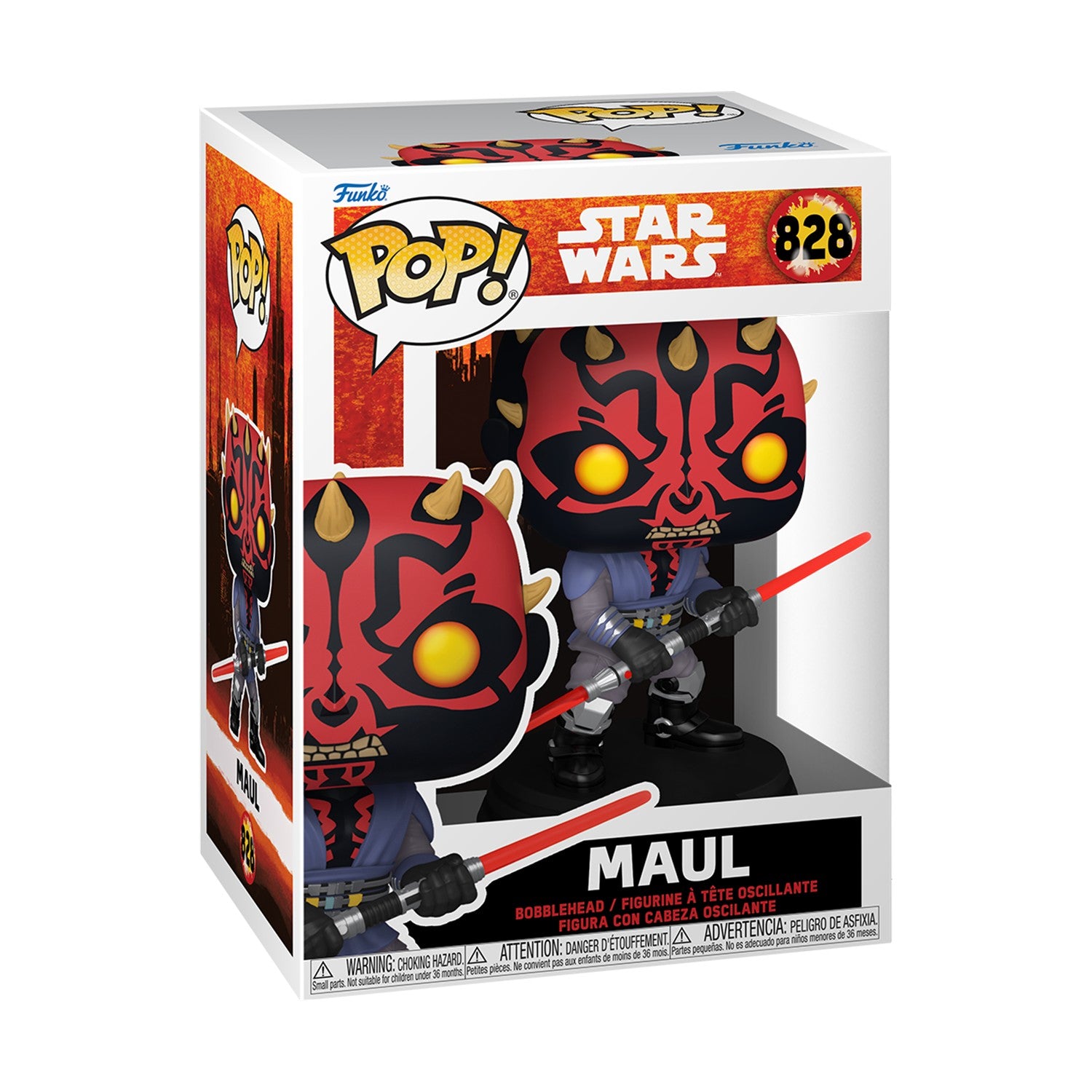 Funko Pop! Star Wars - Maul #828 Bobble-Head Vinyl Figure
