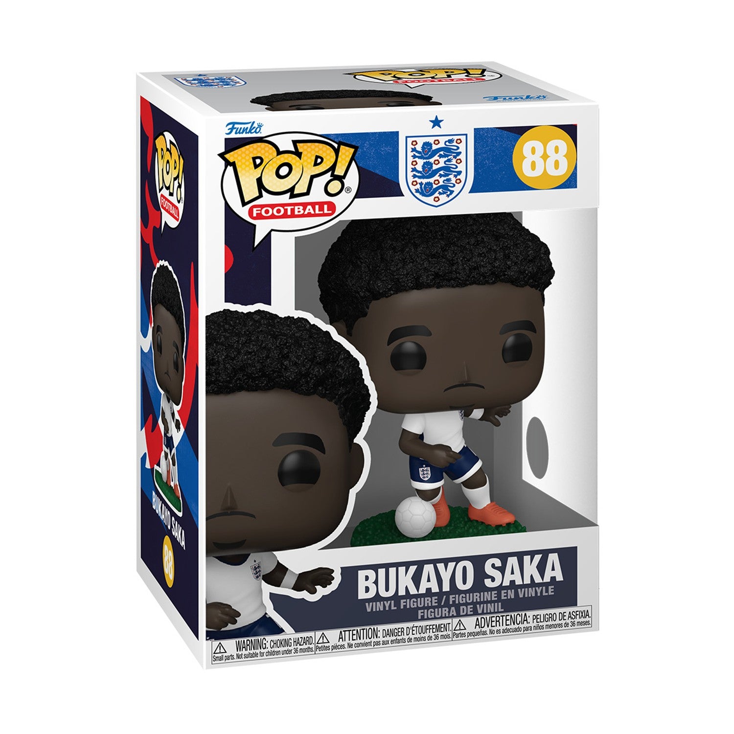 Funko Pop! Football: England - Bukayo Saka #88 Vinyl Figure