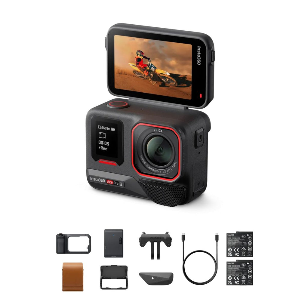Insta360 Ace Pro 2 Flash Print Bundle Action Camera – With pocket printer, prints instantly
