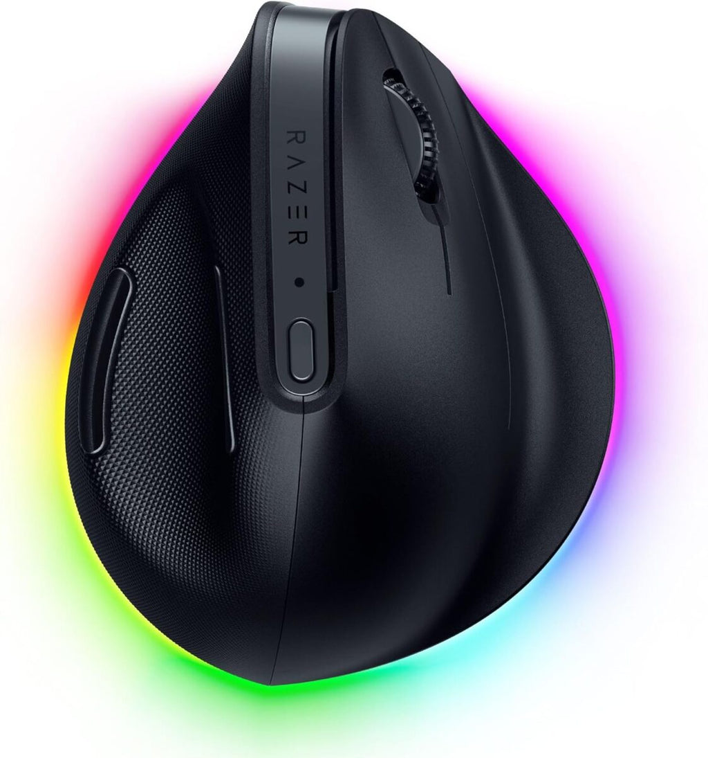 Razer PRO CLICK V2 – Vertical Wireless Ergonomic Mouse – ChatGPT AI – Gaming – Long Battery