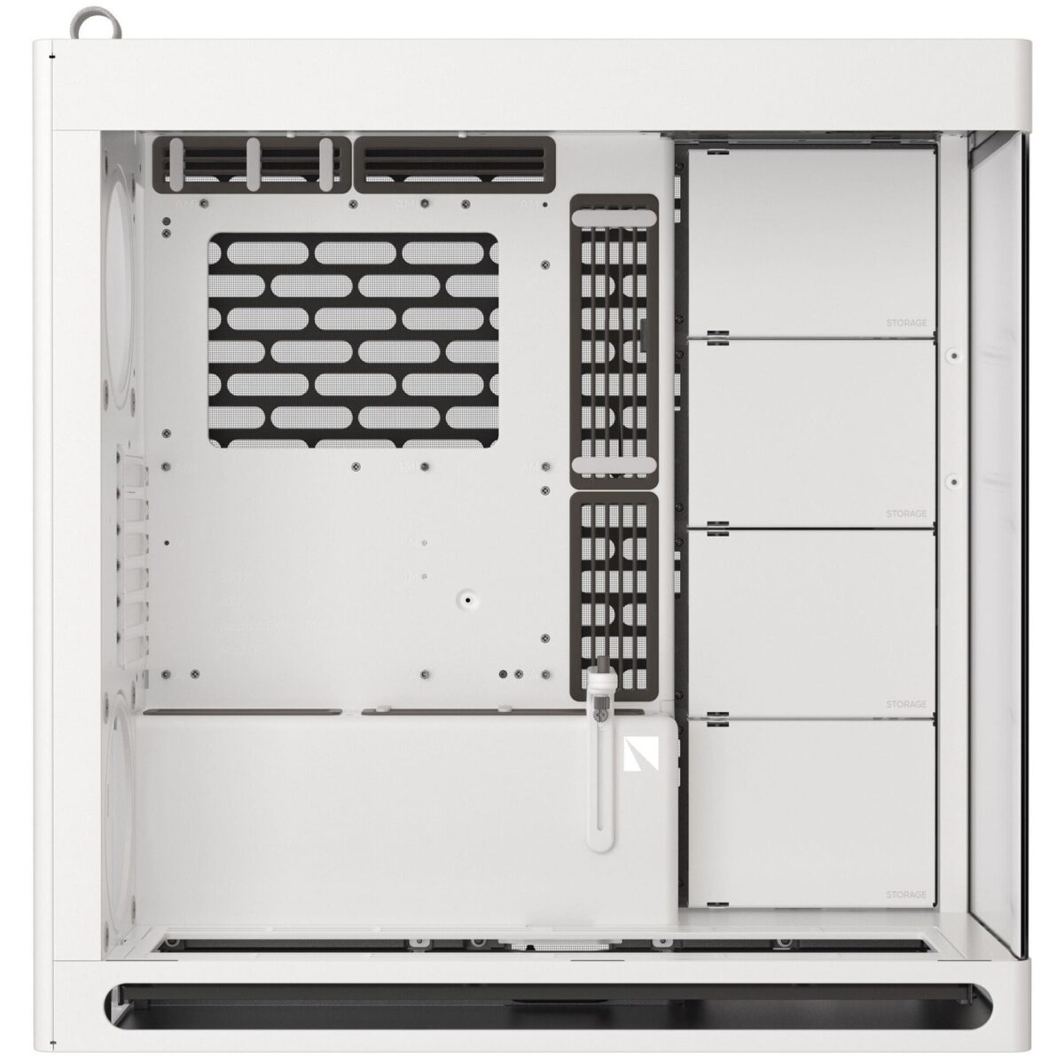 HAVN HS 420 white Premium Midi Tower Case – without vertical GPU support