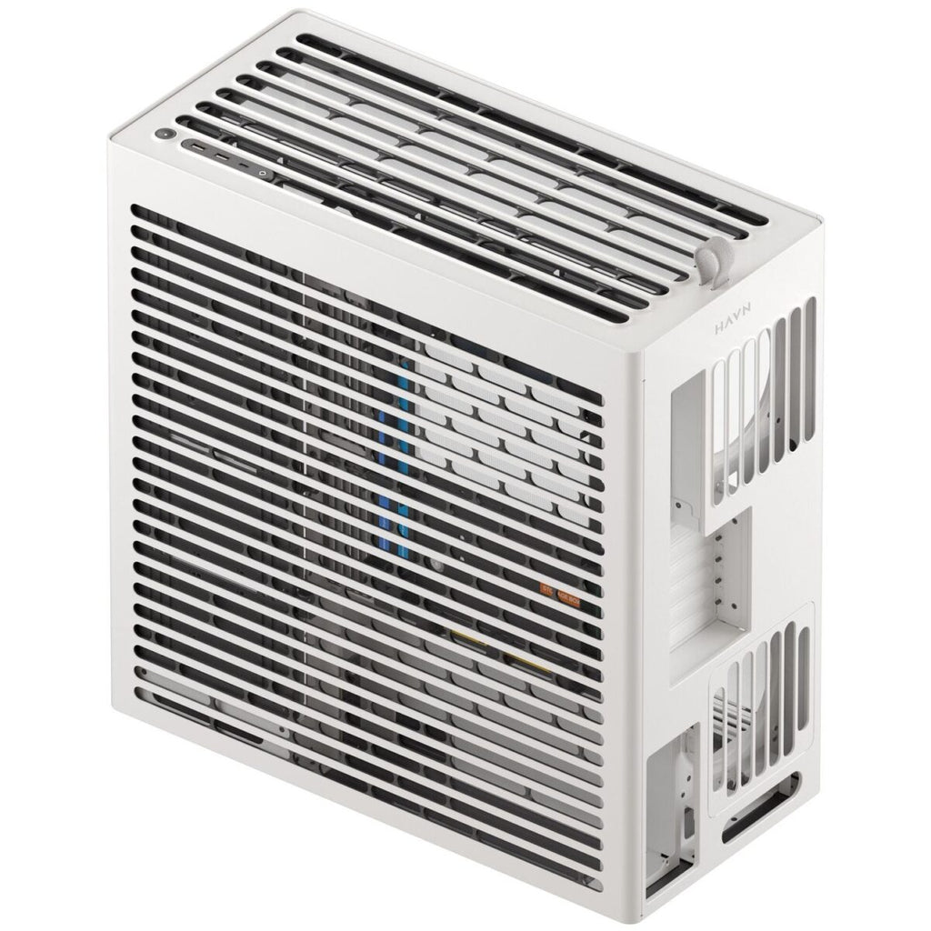HAVN HS 420 white Premium Midi Tower Case – without vertical GPU support